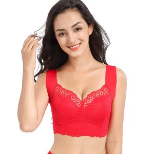 Lace Cut-Out Bra, Comfortable and Breathable Without Restraint
