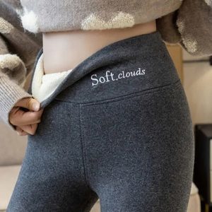 High Waisted Letter Graphic Stitching Leggings