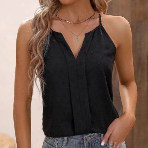 Sexy Plain Spaghetti Strap Cami Top