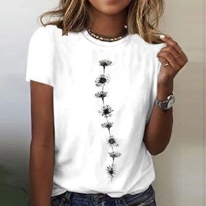 Basic Round Neck Short Sleeve Top