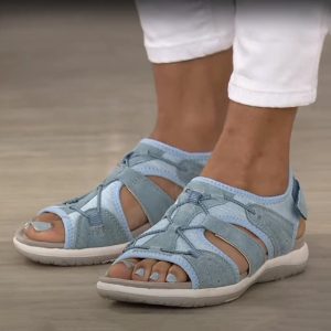 Ladies Sandals New Fashion Pure Color Casual Sandals