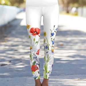Poppy Floral Stretch Leggings