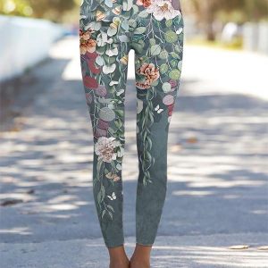 Spring Floral Leggings