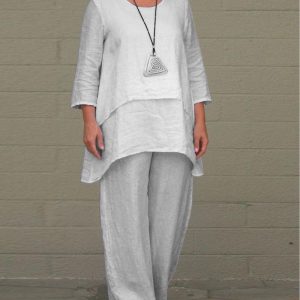 Women Comfortable Solid Color Suit