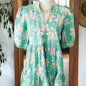 Daisy Babydoll Scallop Dress