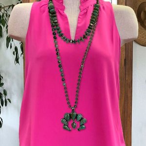 Casual V-neck Ruffle Top