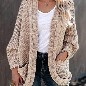 Pure Color Knitting Sweater