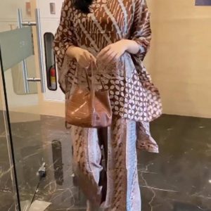 Casual Loose Print Suit