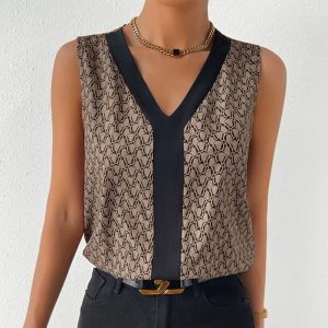 Wild Sleeveless V-Neck Tank Top