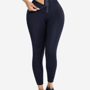 In-Control Medium Rise Hooked Leggings